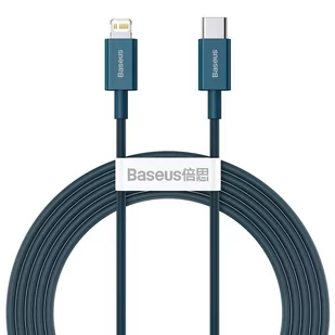 Baseus Superior kabel USB Typ C - Lightning do szybkiego ładowania Power Delivery 20 W 2 m niebieski (CATLYS-C03) - Kable USB - miniaturka - grafika 1