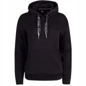 Bluzy damskie - Tommy Hilfiger Bluza Damska Z Kapturem Tjw Bxy Logo Hoodie Czarna R.S - miniaturka - grafika 1