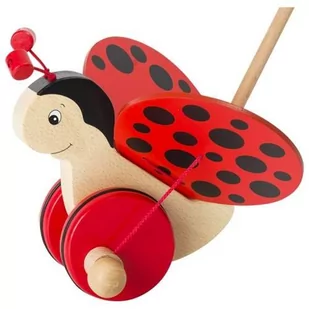 goki BIEDRONKA drewniana pchanka goki GK 54950 - Pchacze - miniaturka - grafika 1