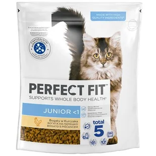 Karma dla kota PERFECT FIT Junior Kurczak 750 g - Sucha karma dla kotów - miniaturka - grafika 1