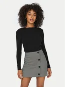 Bluzki damskie - ONLY Bluzka Riley 15323159 Czarny Slim Fit - miniaturka - grafika 1
