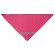 Rękawiczki rowerowe - Chusta odblaskowa bandana z pasem odblaskowym dla dzieci 45x45x66cm różowa - miniaturka - grafika 1