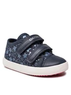 Buty dla dziewczynek - Geox Sneakersy B Gisli G. A B251MA 0AW54 C4002 M Granatowy - miniaturka - grafika 1