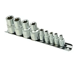 Geko Klucze Nasadowe Nasadki E Torx E4-E16 1/2 1/4 - Klucze i nasadki - miniaturka - grafika 2