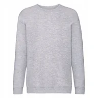 Bluzy dla dziewczynek - Bluza Dziecięca Set-In Sweat Heather Grey r. 7-8(128) - miniaturka - grafika 1