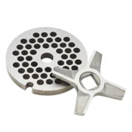 Akcesoria i części AGD - Nóż dwustronny i sitko 4 mm do maszynki do mięsa Zelmer NR5 - miniaturka - grafika 1