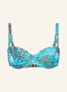 Seafolly Góra Od Bikini Z Fiszbinami La Mer blau - Stroje kąpielowe - miniaturka - grafika 1