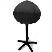 Pokrowce na grilla - Czarny pokrowiec na grilla z tkaniny 210D Oxford 50 x 45 cm Odporny na warunki atmosferyczne Przenośny Łatwy do zdejmowania - miniaturka - grafika 1