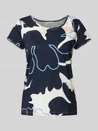 Koszulki i topy damskie - T-shirt o kroju regular fit z czystej bawełny - miniaturka - grafika 1