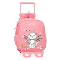 Plecaki szkolne i tornistry - Joumma Disney Marie - Los Aristogatos Plecak przedszkolny z wózkiem różowy 23x25x10 cm poliester 5,25 l, Różowy kolor, Talla única, Plecak przedszkolny z wózkiem - miniaturka - grafika 1