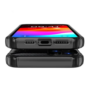Pancerne etui do iPhone 15 Hybrid Armor - czarne - Etui i futerały do telefonów - miniaturka - grafika 4