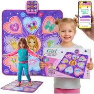 Maty edukacyjne - MATA MUZYCZNA DO TAŃCZENIA Interaktywna Gra Taneczna Dla Dzieci 5 Trybów PREZENT DLA CÓRKI NA ŚWIĘTA + EBOOK - miniaturka - grafika 1
