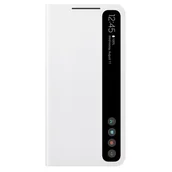 Etui i futerały do telefonów - Samsung Etui EF-ZG990CWEGEE S21 FE 5G G990 biały/white Clear View Cover - miniaturka - grafika 1