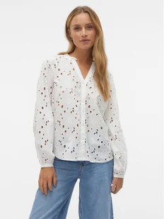 Vero Moda Koszula Ida 10303333 Biały Regular Fit - Koszule damskie - miniaturka - grafika 1