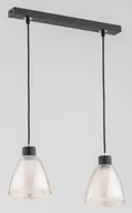 Lampy sufitowe - Alfa Anion 62263.40_54 lampa wisząca zwis 2x60W E27 czarna/złota - miniaturka - grafika 1