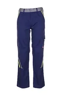 Spodnie męskie - Planam Rozmiar 62 męskie spodnie Visline granatowe żółte cynk model 2423 - miniaturka - grafika 1