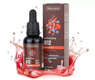 Witamina B12 w kroplach 30ml Skoczylas - Witaminy i minerały dla sportowców - miniaturka - grafika 1