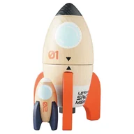 Zabawki zręcznościowe - Rakieta drewniana magnetyczna Le Toy Van - miniaturka - grafika 1