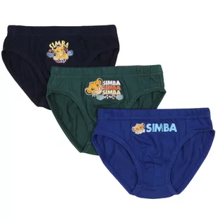 Król Lew Simba Chłopięce majtki, slipy, zestaw majtek 3 szt. OEKO-TEX 7-8 lat 122/128 cm - Moda i Uroda OUTLET - miniaturka - grafika 1