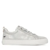 Trampki damskie - Tenisówki Mustang 1272-311 Srebrny - miniaturka - grafika 1