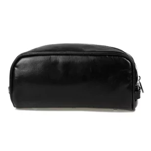 Beltimore kosmetyczka męska Skórzana saszetka czarna czarny - Kosmetyczki, organizery i kuferki - miniaturka - grafika 4