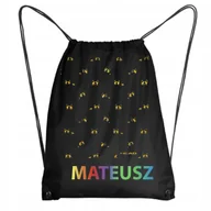 Plecaki worki - Worek Szkolny Workoplecak WF Do Przedszkola Szkoły GOLDEN FRENCHIE +IMIĘ - miniaturka - grafika 1