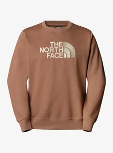 Bluza bez kaptura The North Face Drew Peak Crew - latte/gravel - Bluzy sportowe męskie - miniaturka - grafika 1