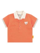 Kaftaniki dla niemowląt - Steiff Koszulka polo w kolorze pomarańczowym - miniaturka - grafika 1