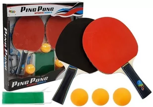 LEANToys Zestaw do Ping Ponga Paletki Siatka 7174 - Tenis stołowy - miniaturka - grafika 2