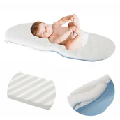 Akcesoria do wózków - Materac do gondoli wózka, wkład do wózka uniwersalny 77x34cm - miniaturka - grafika 1