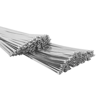 Ball-Lock opaska zaciskowa ze stali nierdzewnej 650x4,5mm G304, 100szt. - Inne akcesoria elektryczne - miniaturka - grafika 1