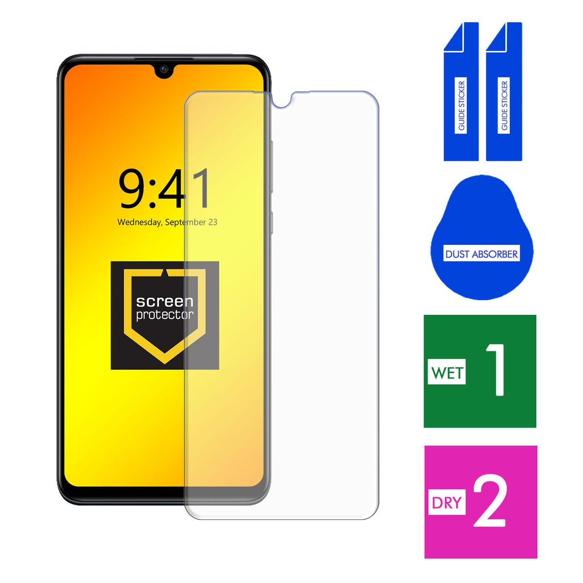 SZKŁO HARTOWANE DO HUAWEI P30 LITE SZYBKA 9H OCHRONNE PANCERNE