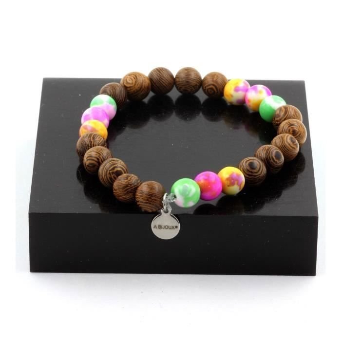 Kamienie i minerały. Bransoletka z koralików z różowego zielonego jaspisu + fioletowy żółty jaspis + bransoletka z koralików z różowego jaspisu Wypr..