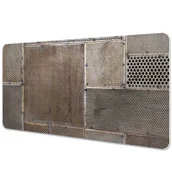 Podkładki na biurko - Mata ochronna na biurko Metalowa podłoga 90x45 cm - miniaturka - grafika 1