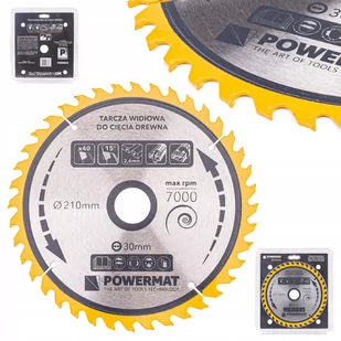 TARCZA WIDIOWA DO DREWNA PIŁY PIŁĄ 210 X 30MM 40Z - Piły elektryczne - miniaturka - grafika 1