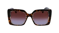 Okulary przeciwsłoneczne - KARL LAGERFELD Damskie okulary przeciwsłoneczne KL6126S, ciemny żółw, jeden rozmiar, Ciemny żółw, Rozmiar uniwersalny - miniaturka - grafika 1