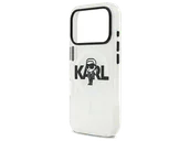 Etui i futerały do telefonów - Etui KARL LAGERFELD IML Karl Sketch Logo MagSafe do iPhone 17 Pro Przezroczysty - miniaturka - grafika 1