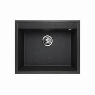 Zlewozmywaki - ZLEWOZMYWAK GRANITOWY LAVELLO FRAME 0.0. CZARNY GRAFIT - miniaturka - grafika 1