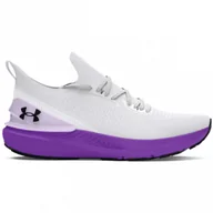 Buty sportowe damskie - Damskie buty do biegania Under Armour UA W Shift - białe - miniaturka - grafika 1