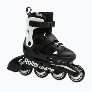 Rolki dziecięce Rollerblade Microblade black/white - Rolki - miniaturka - grafika 1