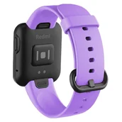 Akcesoria do pulsometrów i zegarków sportowych - PASEK OPASKA do XIAOMI MI WATCH LITE (lawendowy) - miniaturka - grafika 1
