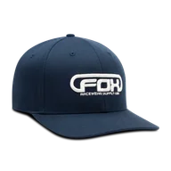 Czapki damskie - Czapka FOX Global Flexfit Głęboki GranatowyL/XL - miniaturka - grafika 1