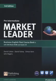 Market Leader Pre-Intermediate Flexi Course Book 1 +CD +DVD - David Cotton, David Falvey, Simon Kent, John Rogers - Książki do nauki języka angielskiego - miniaturka - grafika 2