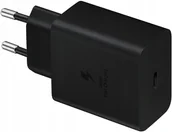 Ładowarki do telefonów - Ładowarka sieciowa Samsung USB-C 45W PD PPS czarna - miniaturka - grafika 1