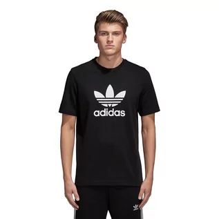 Odzież trekkingowa damska - Adidas, Koszulka męska, Originals Treofil CW0709, czarny, rozmiar M - grafika 1