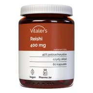 Witaminy i minerały - Vitaler's Reishi (Lakownica żółtawa) 400 mg - 60 kapsułek - miniaturka - grafika 1