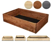 Szklarnie ogrodowe - Skrzynia na warzywa XP06 /27x120x100 cm/ Brązowa / Wamar-Sosenka - miniaturka - grafika 1