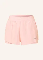 Spodenki damskie - Nike Szorty Do Biegania 2 W 1 Dri-Fit Swift orange - miniaturka - grafika 1