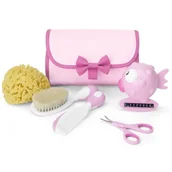 Inne akcesoria do pielęgnacji dzieci - Chicco Zestaw akcesoriów do higieny różowy - miniaturka - grafika 1