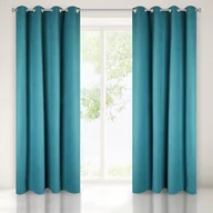Zasłony - Eurofirany Zasłona Maureen 140x250 Turkusowa ex-zas-maureen-turk-140x250-przel - miniaturka - grafika 1